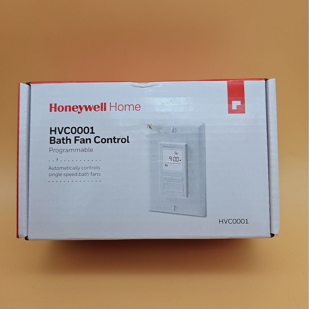 Honeywell HVC0001 Digital Tradeline Bath Fan Control 120 VAC 60 Hz 122 deg F